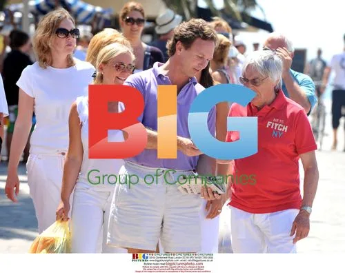 Bernie Ecclestone with girlfriend in Croatia
