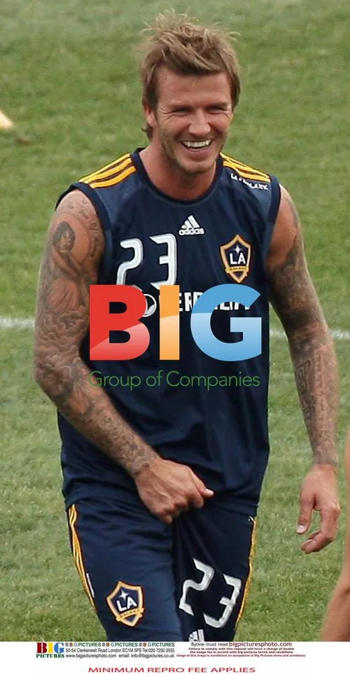 David Beckham Practices in Hoboken, NJ