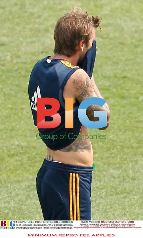 David Beckham Practices in Hoboken, NJ