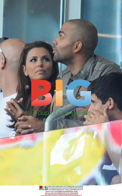 Eva Longoria and Tony Parker Cheer on David Beckham