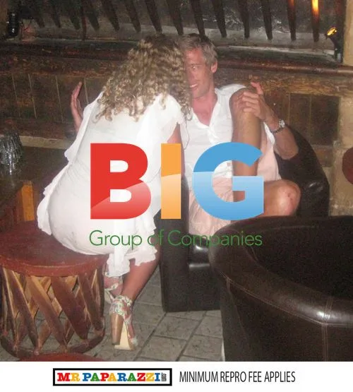 Footballer Peter Crouch Seen Smoking, Interacting with Blondes