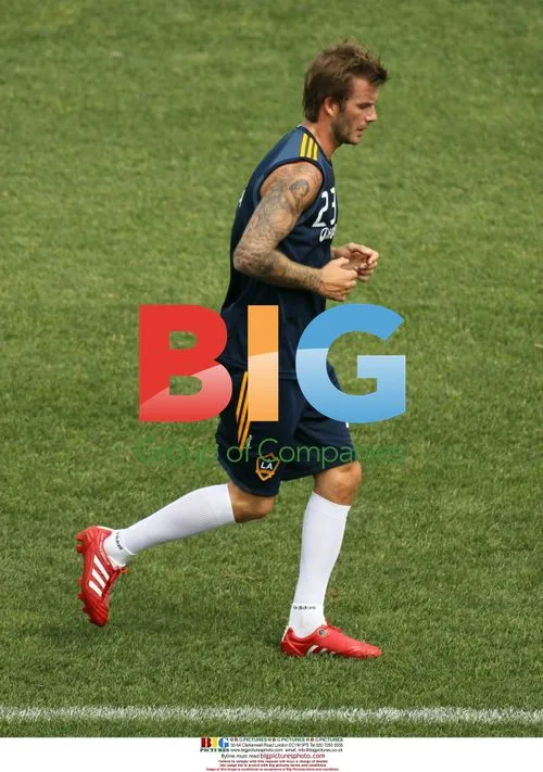 David Beckham Trains with LA Galaxy