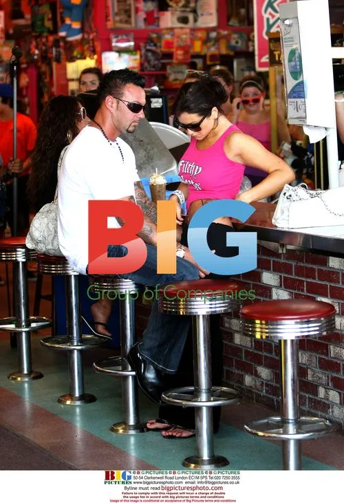 JWoWW with boyfriend filming Jersey Shore