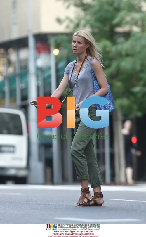 Gwyneth Paltrow Spotted on NYC Film Set