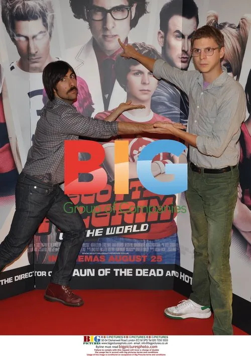 Jason Schwartzman and Michael Cera at Scott Pilgrim Premiere