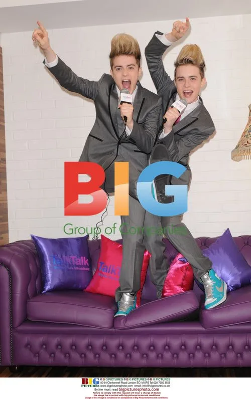 Jedward at Brightstar Studio Photocall