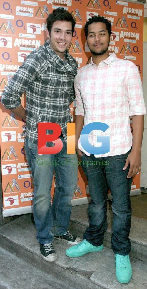 Attwater and Anderson at African Music Awards Launch