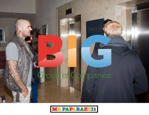 Ronan Keating Entering Lift in Dublin