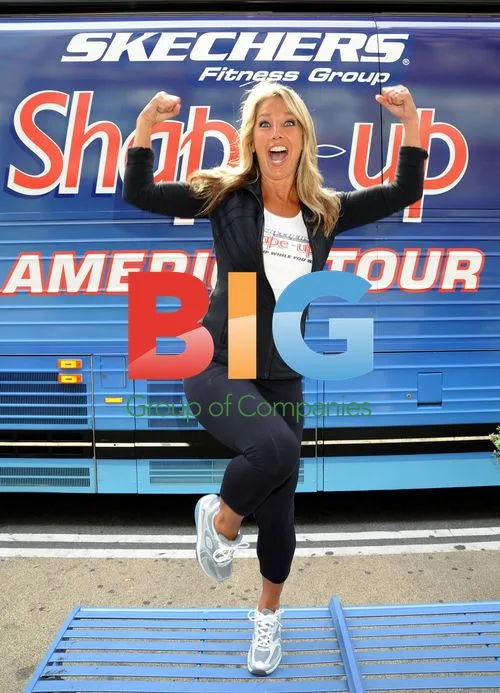 Denise Austin at Skechers Tour in Times Square