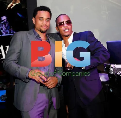 Michael Ealy and TI at 'Takers' After Party