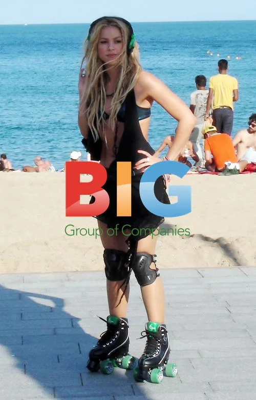 Shakira Filming Music Video in Spain