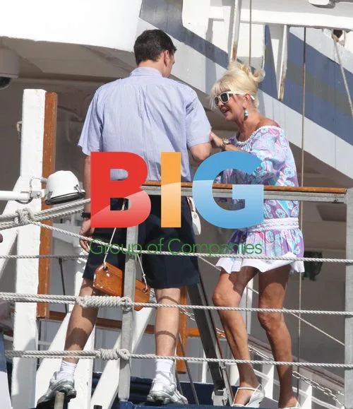 Ivana Trump on Cruise Ship in Italy