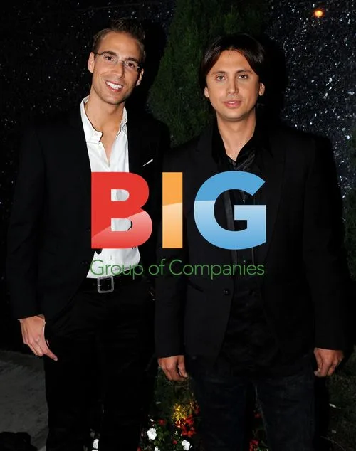 Simon Huck and Jonathan Cheban at E! Party