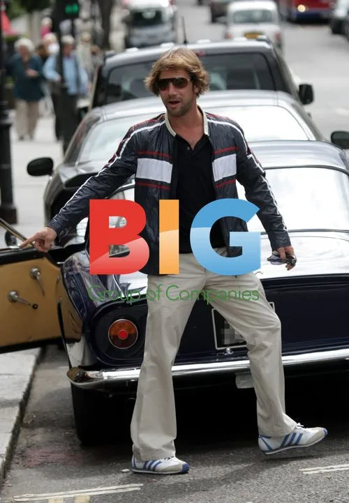 Jay Kay of Jamiroquai in Vintage Ferrari