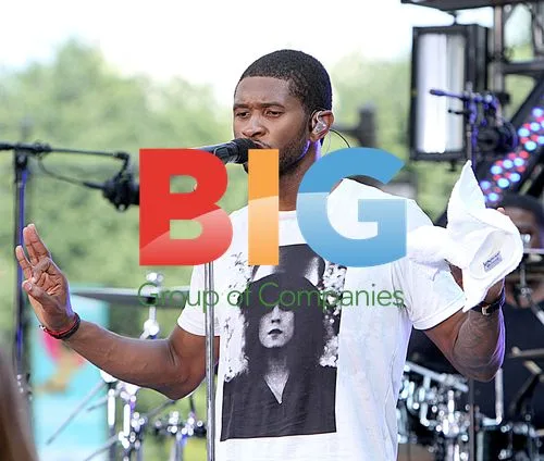 Usher Performs on CBS Morning Show