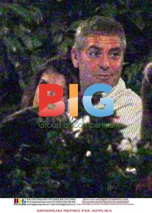 George Clooney and Elisabetta Canalis Dine in Italy