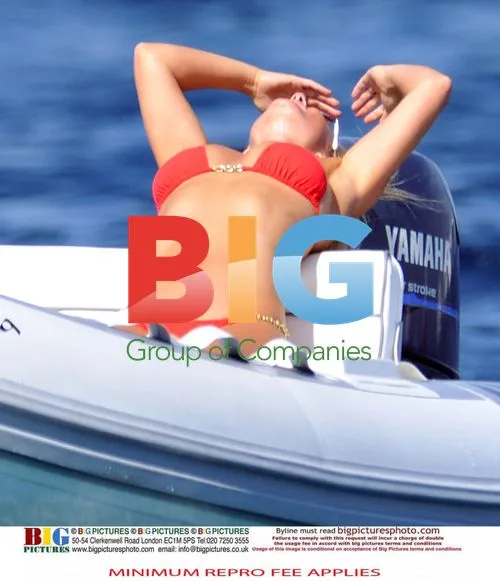 Geri Halliwell and boyfriend vacation in Saint Tropez
