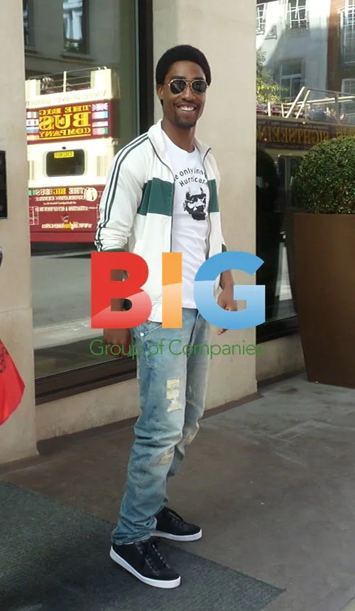 Simon Webbe Out in London