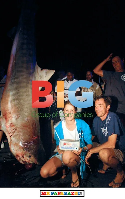 Audrey Ferrand and Tiger Shark Catch
