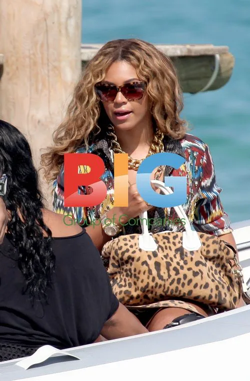 Beyonce and Jay-Z leave Club 55 in Saint Tropez