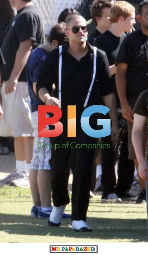 Mark Salling on 'Glee' Film Set