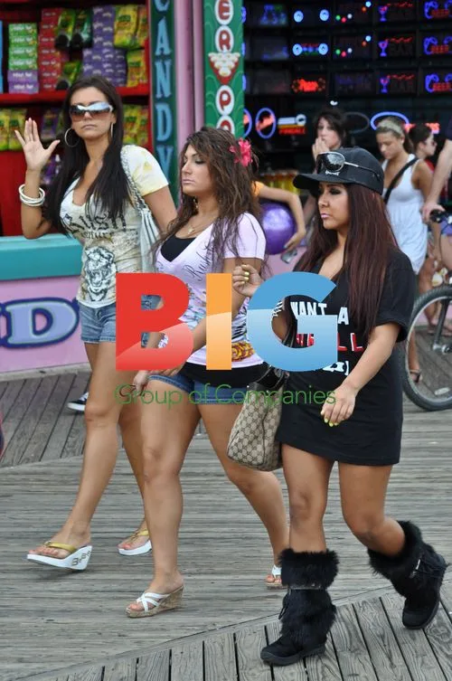 Jersey Shore Stars on Boardwalk