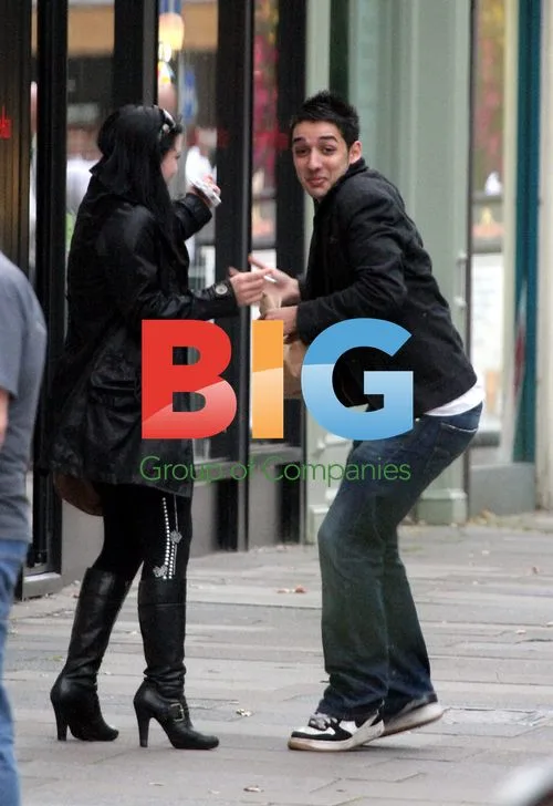 Shona McGarty and Eastenders co star Ashley Kumar