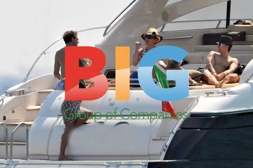 DJ Jeremy Healy and mysterious blonde on yacht