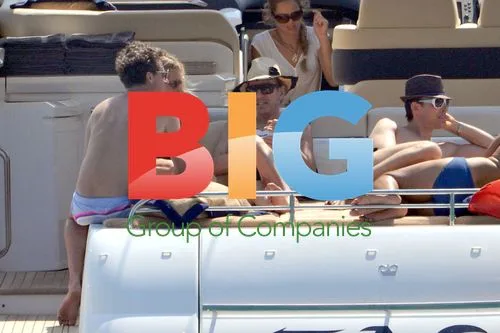 DJ Jeremy Healy on yacht with mystery blonde