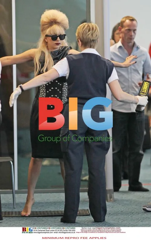 Lady GaGa Arrives at Vancouver Airport