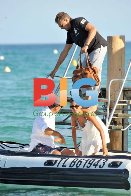 Roberto Cavalli and Ezio Greggio on Holiday