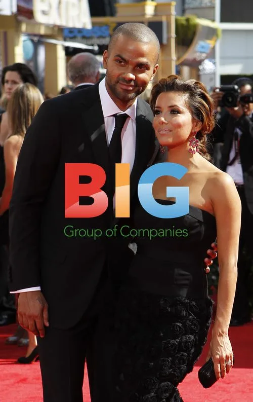 Eva Longoria-Parker and Tony Parker at Emmy Awards