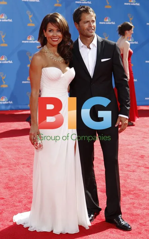 Brooke Burke and David Charvet at Emmy Awards