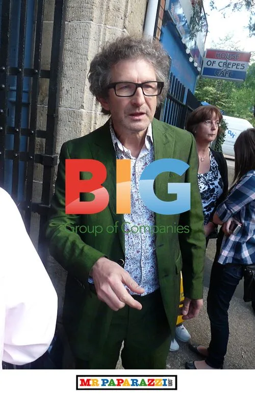 Jeff Stewart outside GMTV Studios