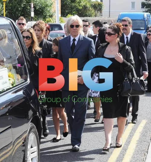 Bob Geldof Snr's Funeral in Dublin