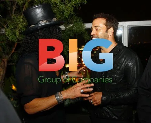 Slash, Lou Adler and Jeremy Piven at Sunset Strip Music Festival