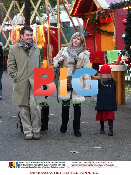 Kate Garraway and Family at Winter Wonderland