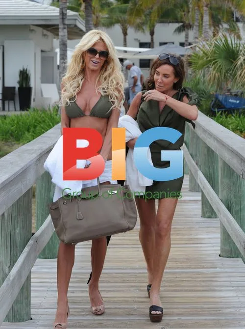Victoria Silvstedt on Miami Beach