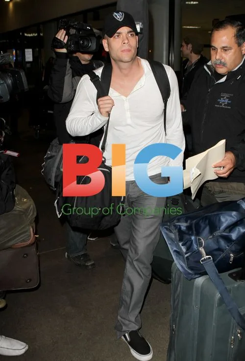 Mark Salling Arrives at LAX from London