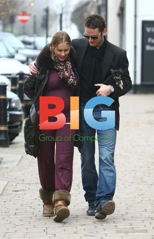 Gary Lucy and Girlfriend Natasha Shopping in Epping
