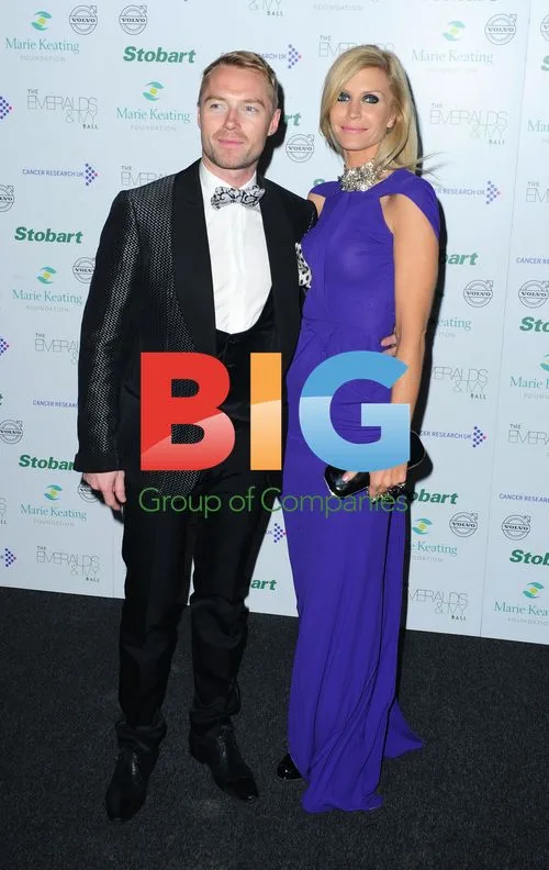 Ronan and Yvonne Keating at Emeralds & Ivy Ball