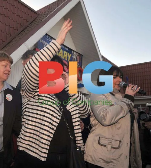 X-Factor's Mary Byrne at Former Tesco
