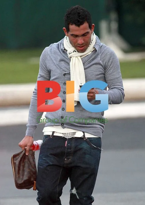 Carlos Tevez Leaves Manchester City Training