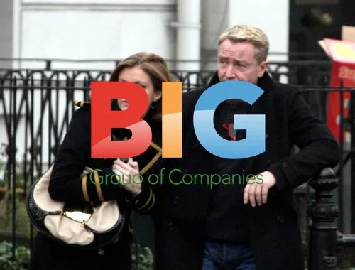 Michael Flatley out walking in London