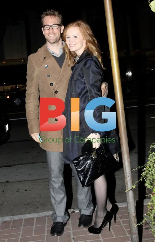 James Van Der Beek and wife Kimberly on date