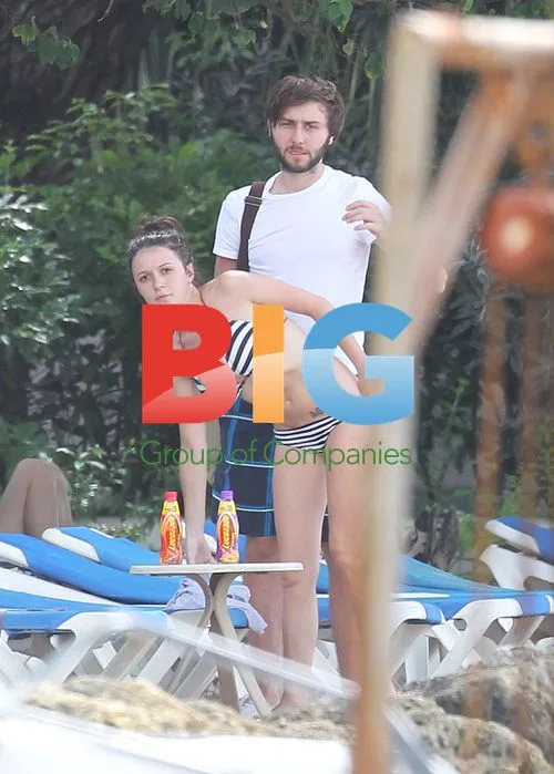James Buckley Relaxes with Girlfriend in Caribbean