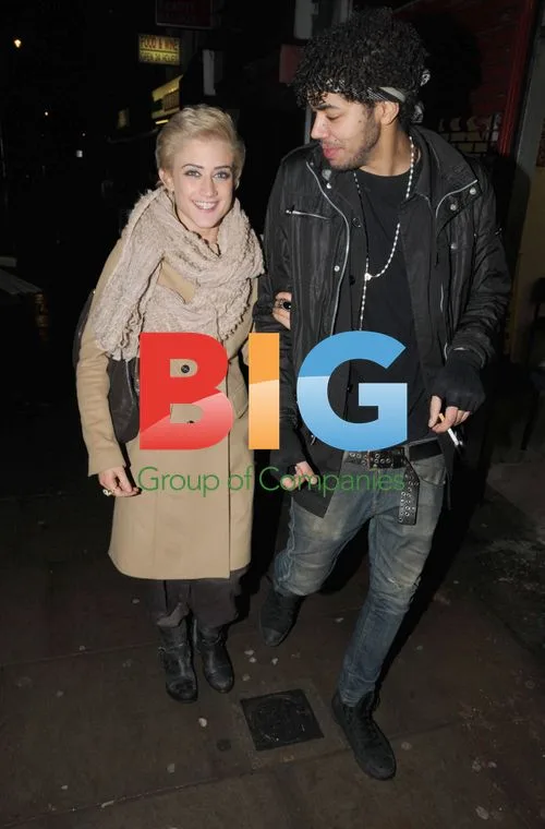 Katie Waissel with Mystery Man