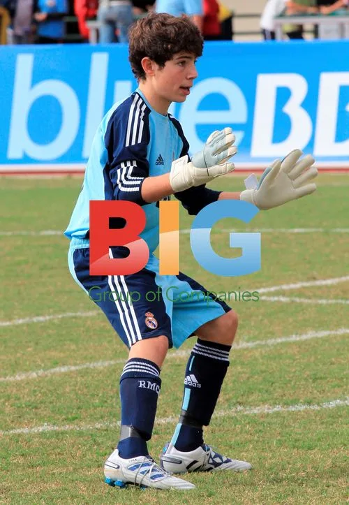 Luca Zidane playing for Real Madrid youth