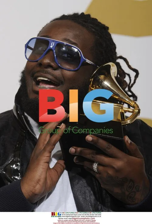 T-Pain Backstage at 52nd Grammys