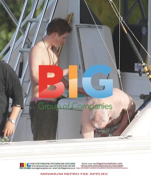 Prince Harry Fishing in Caribbean